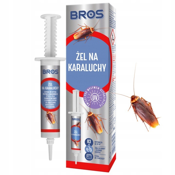 Kapter Fluogel Bros gél proti švábom a švábom – insekticídna gélová návnada v striekačke