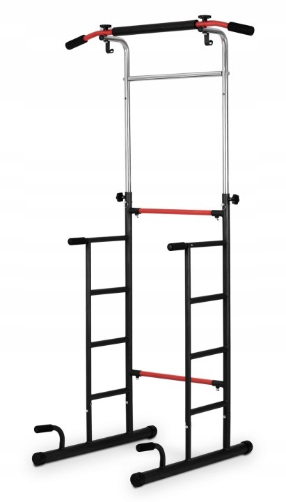 Stacionárna hrazda K-SPORT KSSL060 na zhyby a kliky, nastaviteľná 144,5–222,5 cm