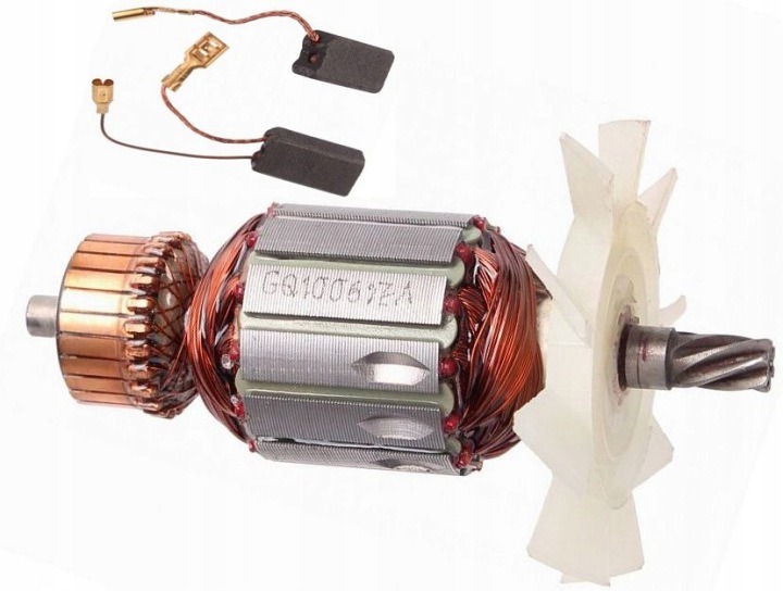 Rotor 27-004 pre Hilti TE 14, TE 15, TE 18M 718878-4 + uhlíkové kefky s poistkami