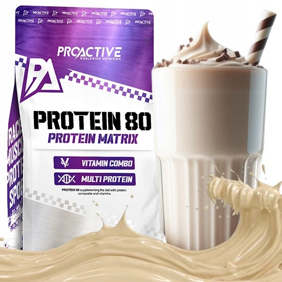 WPC PROTEIN PROTEIN SUITMENT prášok ProActive Protein 80 700 g BIELE ČOKOLÁDA