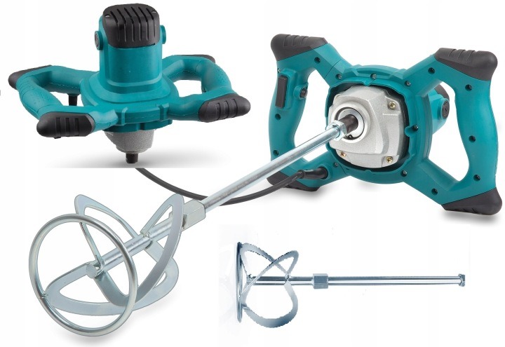 Elektrická miešačka Schwarztools 3200 W na maltu, betón, farby a omietky s miešadlom M14 Meta title