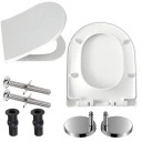 WC sedadlo Estiva N Soft Close – duroplastové, univerzálne pre GROHE, SEREL, ROCA, Cersanit
