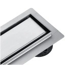 Lineárny sprchový odtok AquaUno Basic 80 cm 2v1 AISI 304 s nízkym sifónom 52 mm
