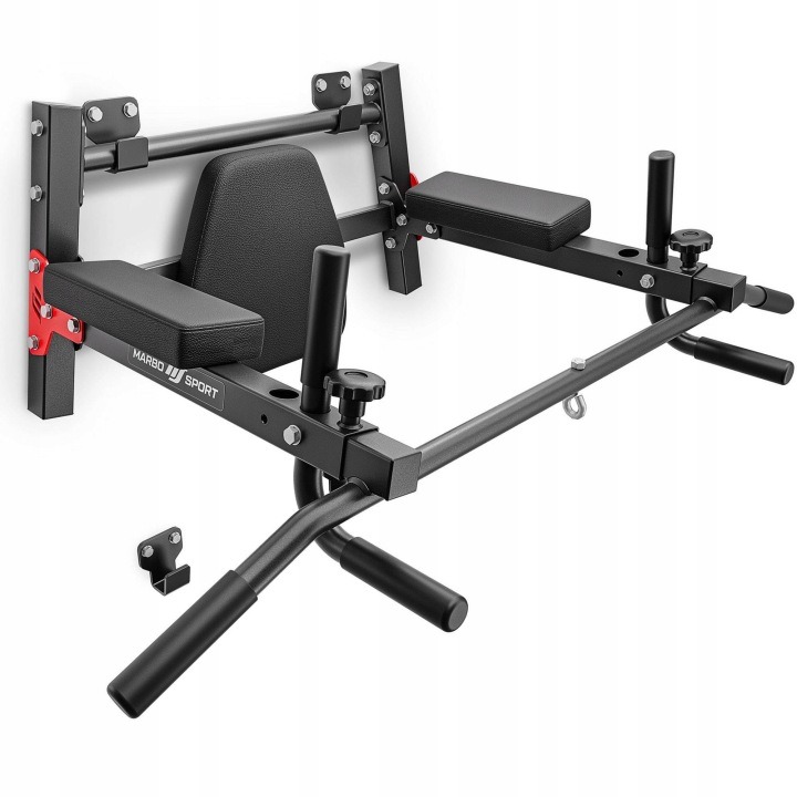Marbo Sport MH-U205 bradlá a hrazda 2 v 1 na stenu alebo rebrík, nosnosť 150 kg