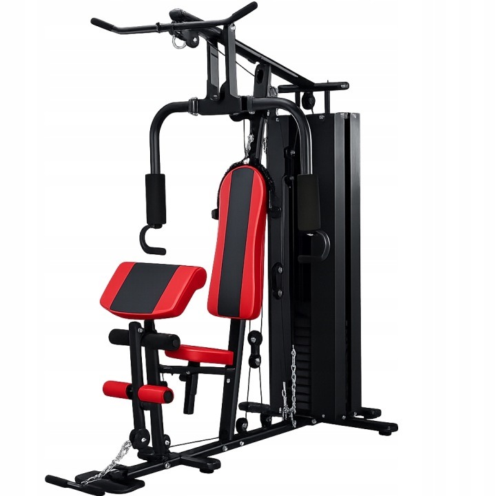 Jednostanicový posilňovací atlas Atlas Sport AS61, záťaž 68 kg, modlitebník a kladky