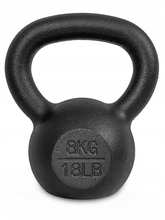 Liatinový kettlebell 8 kg na CrossFit, fitness a silový tréning