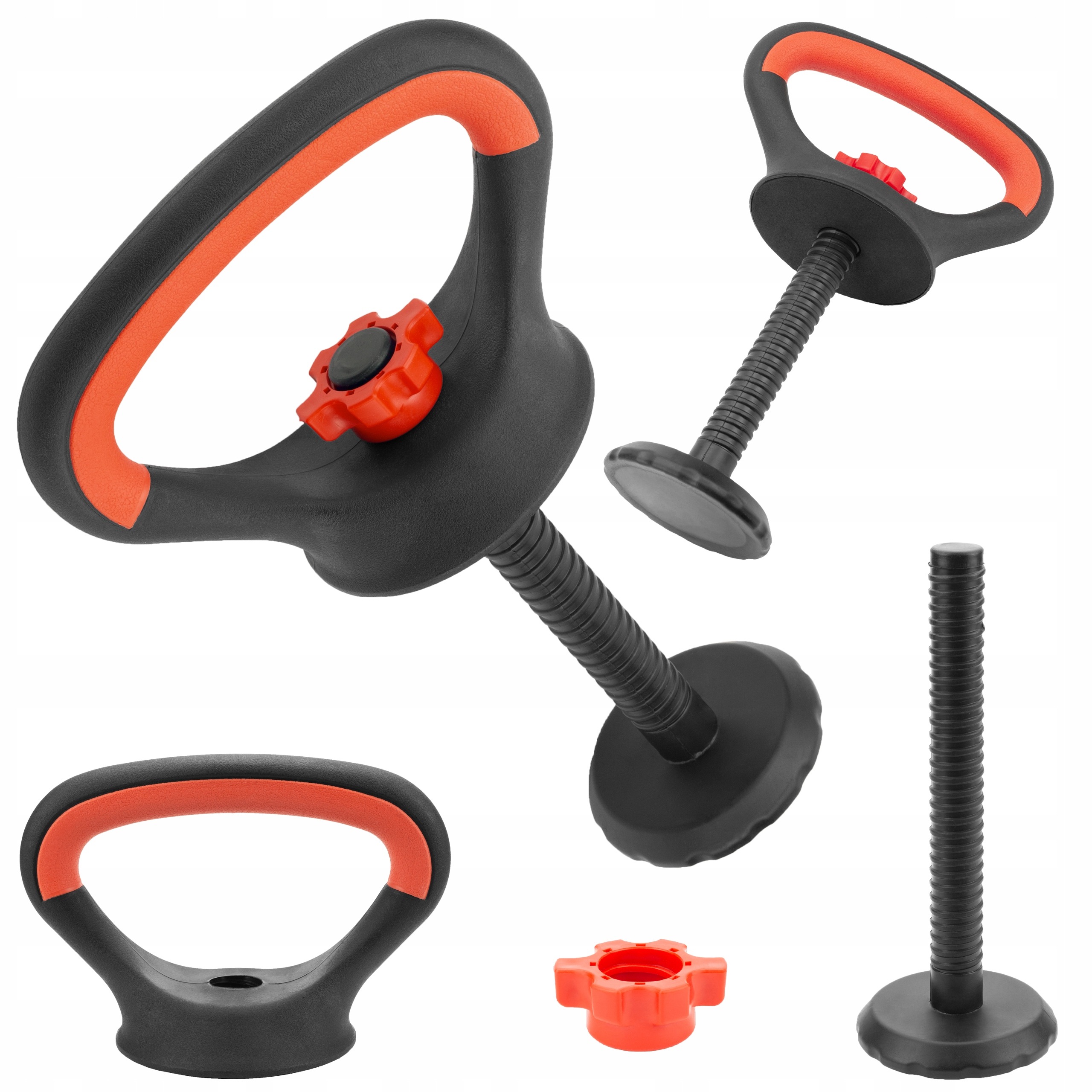Nastaviteľný držiak na závažia a činky Kettlebell na cvičenie a kliky