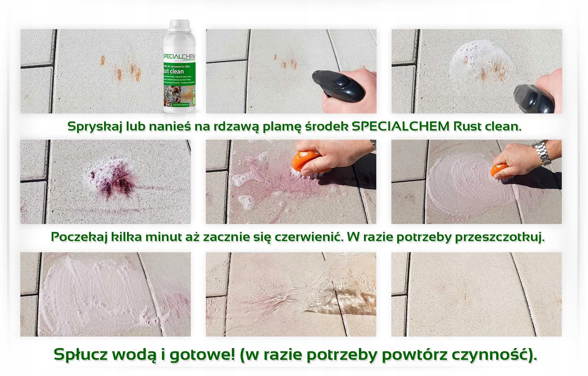 Specialchem Rust Clean odstraňovač hrdze 1 l – účinný čistič kovových povrchov
