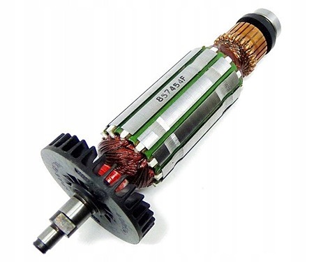 Rotor pre uhlovú brúsku Makita Maktec MT962 / MT963 – náhradný diel + CB-411