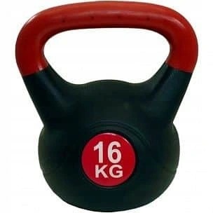 SPARTAN kettlebell 16 kg vinylový s cementovou výplňou
