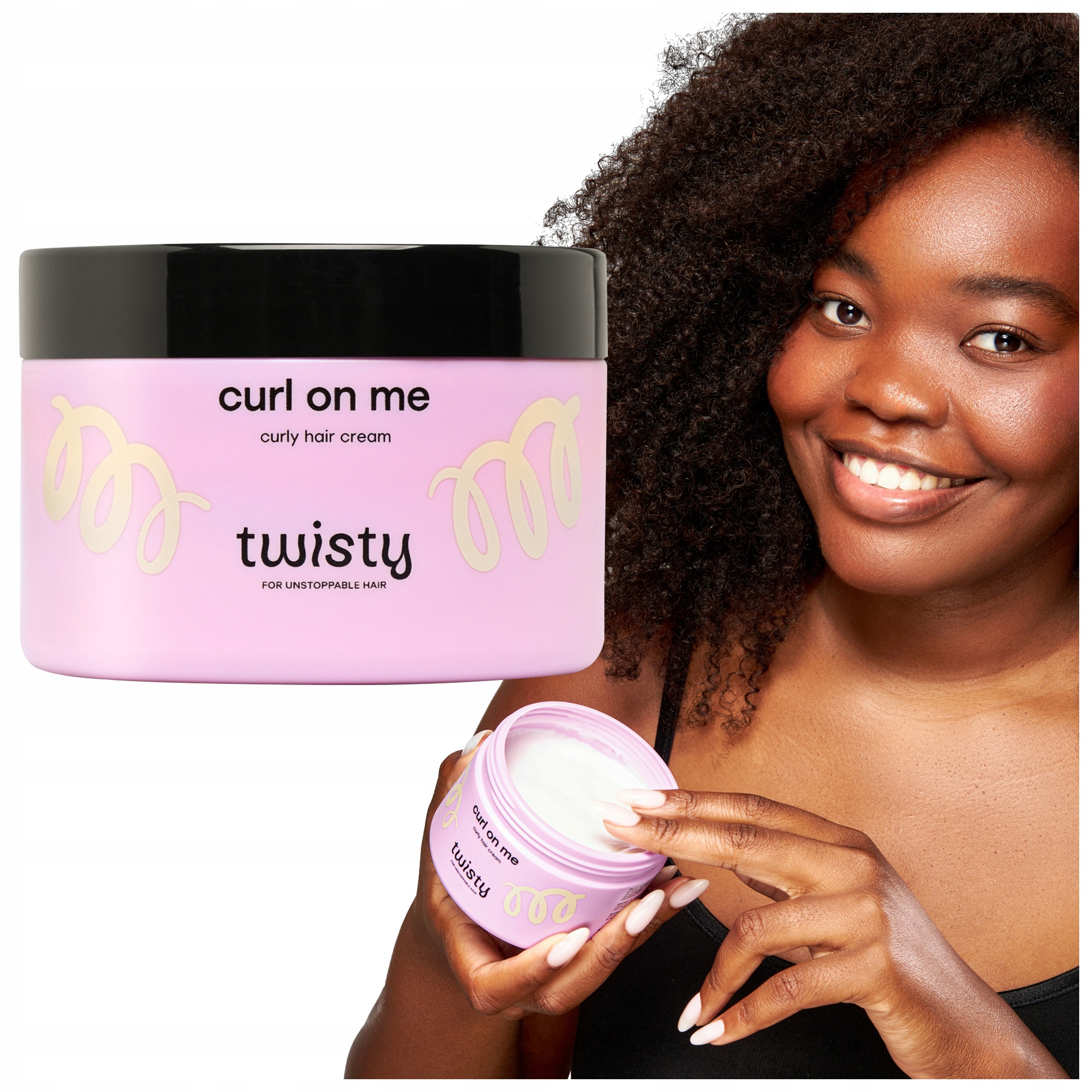 Twisty Curl on Me krém na kučery 250 ml – stylingový krém pre pružné, lesklé a hydratované vlny