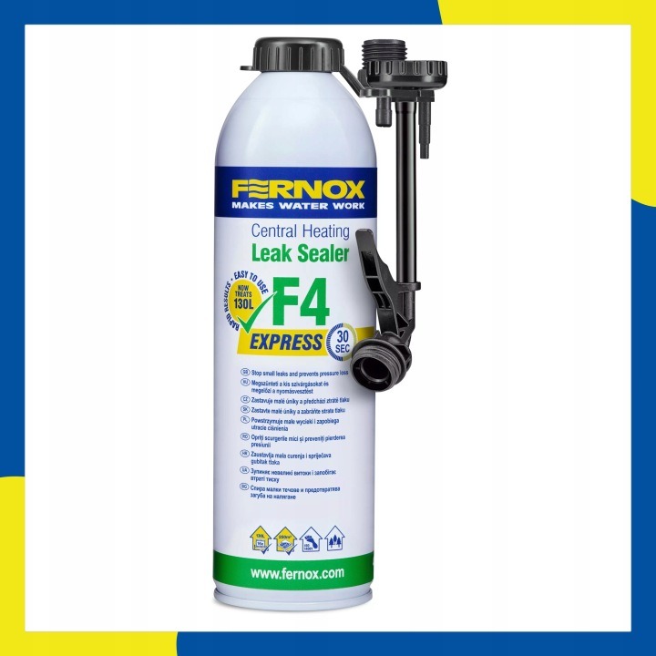 FERNOX F4 Express 400 ml – tekutý tmel na utesnenie netesností v systémoch ústredného kúrenia
