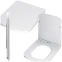 WC sedadlo BELO Slim Soft Close – biele, duroplastové, univerzálne, rýchloupínacie