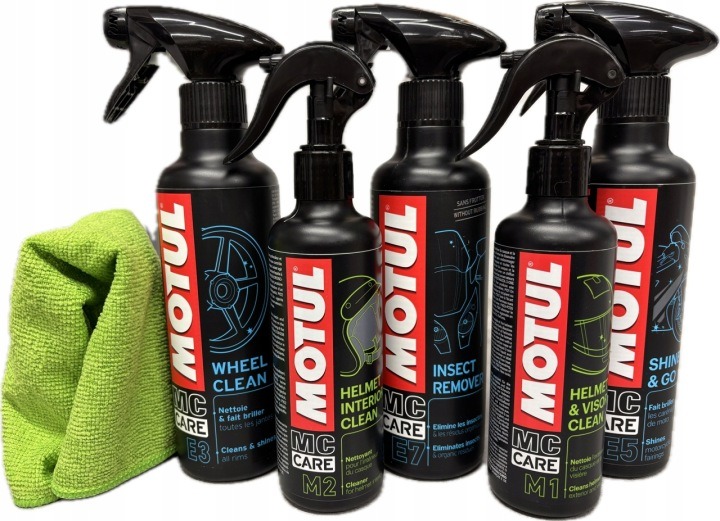 A Christmas gift for a motorcyclist, a set of Motul motorcycle cosmetics