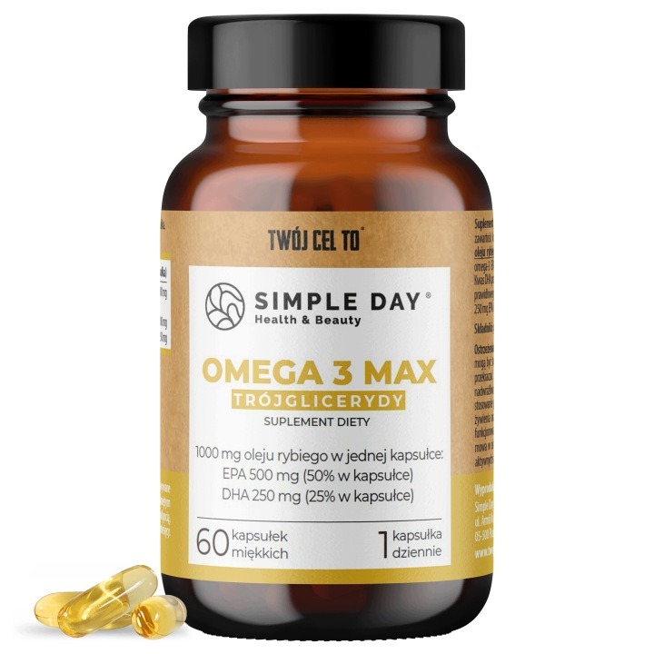 Omega 3 1000 mg epa 500 mg dha 250 mg triglyceridy zdravé srdce mozog – silný