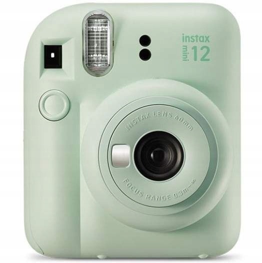 Fujifilm Instax Mini 12 mätovo zelený – instantný fotoaparát s okamžitou tlačou fotografií