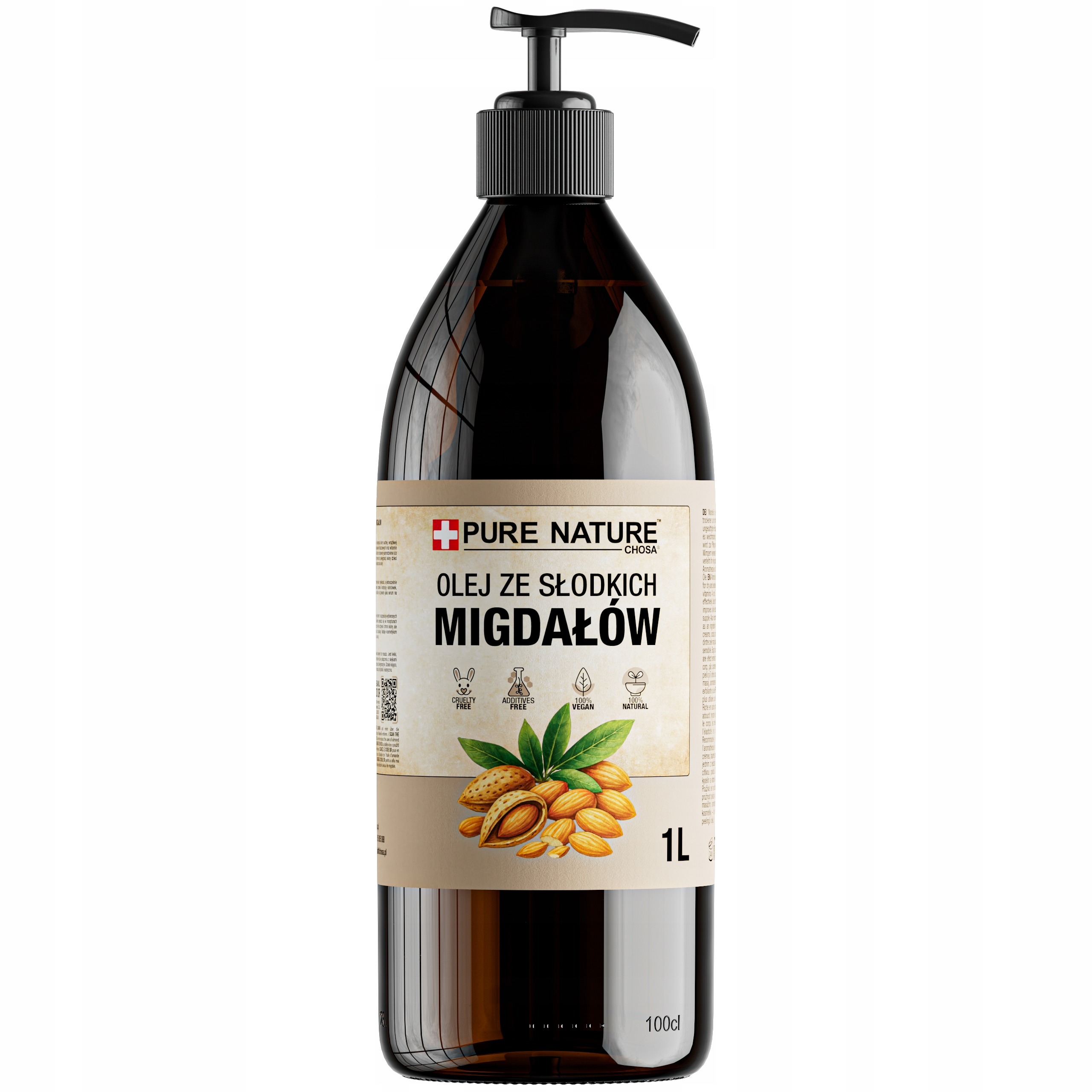 Olej zo sladkých mandlí + dávkovač 1 liter
