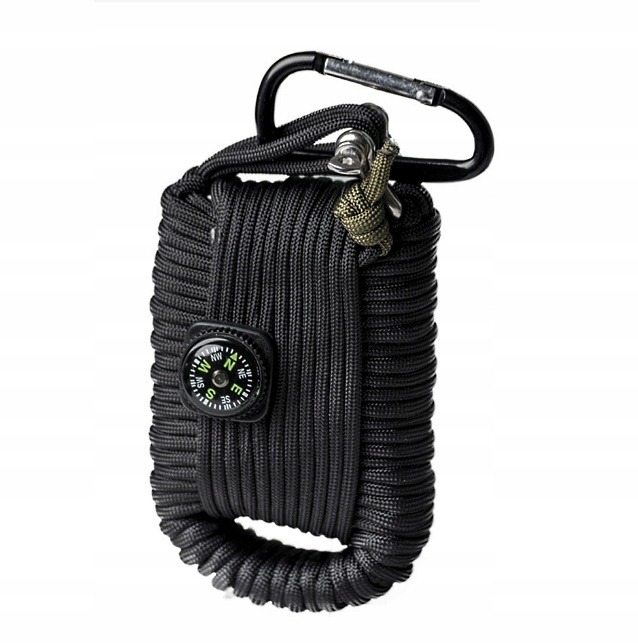Survival súprava Paracord Large Mil-Tec – kresadlo, kompas, píla a outdoorové príslušenstvo