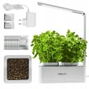 HEVA LIF inteligentný hydroponický kvetináč s LED lampou, 2 rastliny, 1 l, časovač, semená a živiny