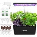 HEVA DEY inteligentný hydroponický kvetináč s LED osvetlením, 7 rastlín, 5 l, 3 režimy