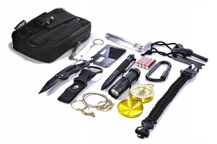 Multifunkčná survival sada na prežitie – turistická outdoor výbava
