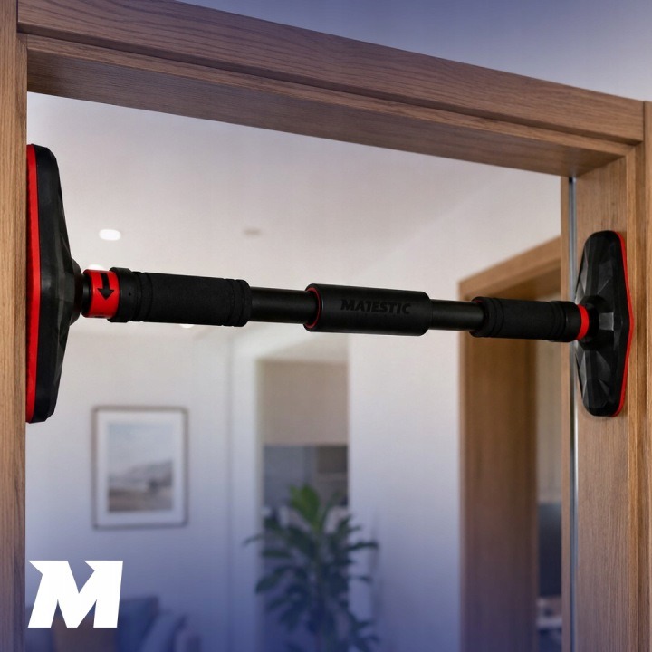 Nastaviteľná hrazda Majestic Sport LOCKY 65–100 cm do dverí, nosnosť 100 kg