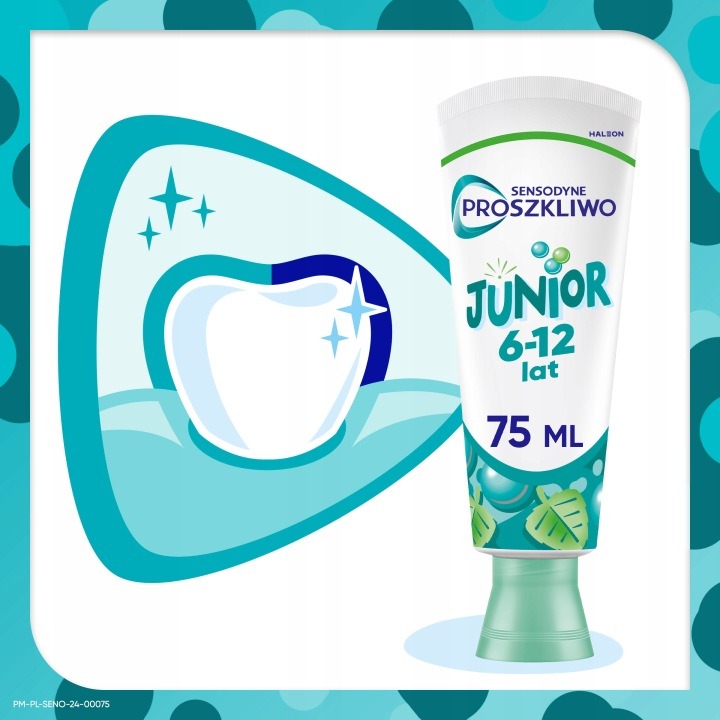Sensodyne ProSzkliwo Junior zubná pasta s fluoridom 75 ml – ochrana skloviny pre deti 6–12 rokov