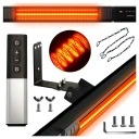 Climative IRH-25 RAY infračervený žiarič 2500 W, 9 úrovní výkonu, IP65, diaľkové ovládanie