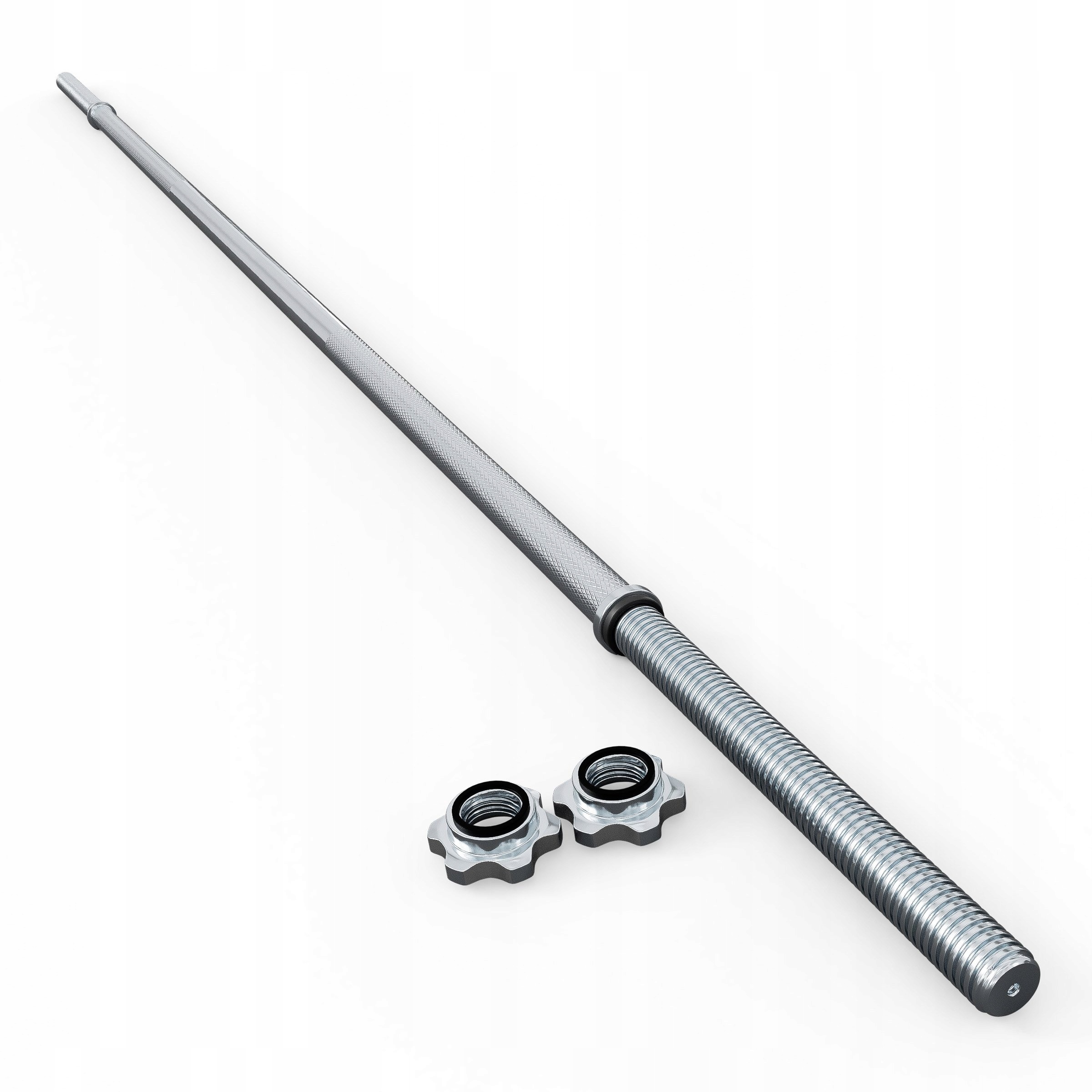 K-SPORT G001 rovná oceľová činková tyč 180 cm, 27 mm, 200 kg