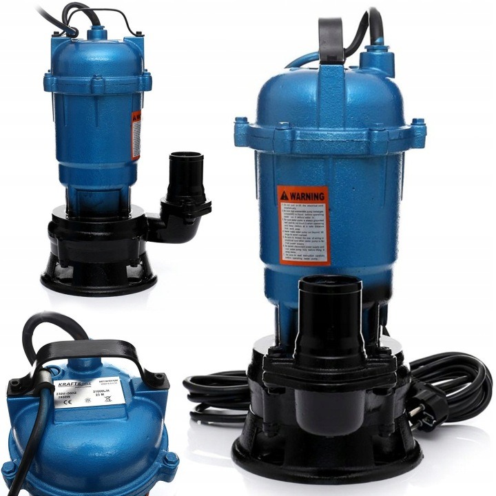 Ponorné čerpadlo na septik a odpadovú vodu s drvičom 3750 W – kalové čerpadlo 20 000 l/h