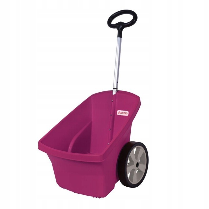 Hagsen 2810 záhradný vozík 67 l do 50 kg, 12" kolesá s ložiskami, červený