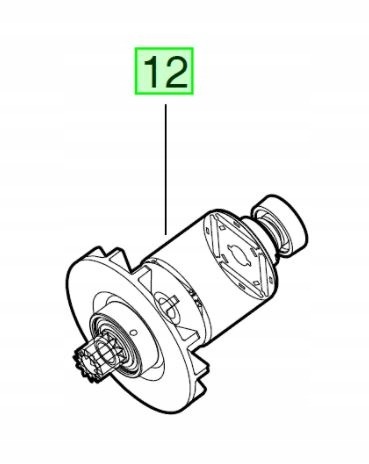 Originálny rotor s ložiskami Milwaukee M18 CBLPD 4931465899
