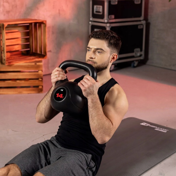 Vinylový kettlebell 14 kg na silový a funkčný tréning