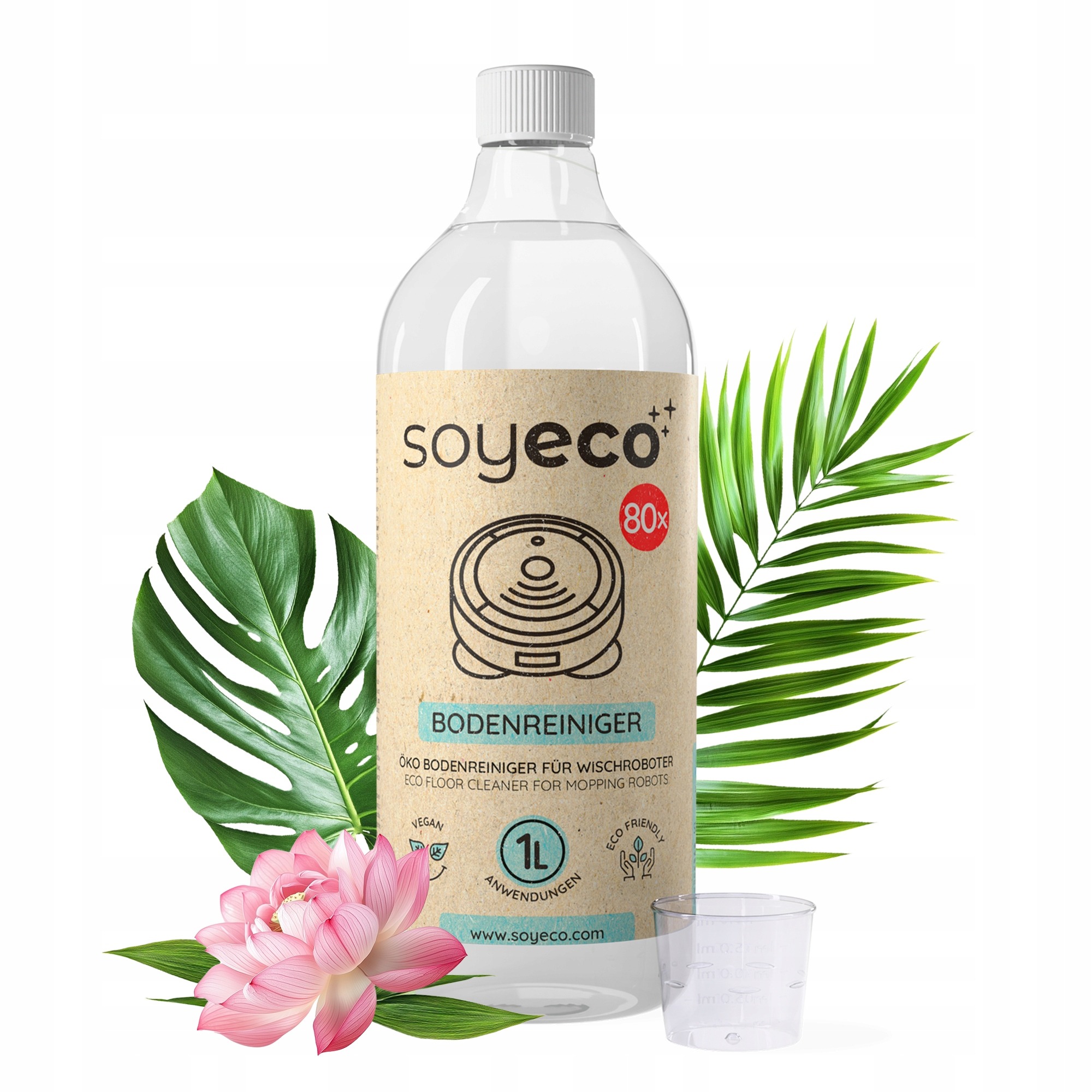 Tekutina do čistiacich robotov a vysávačov, 1000 ml eko