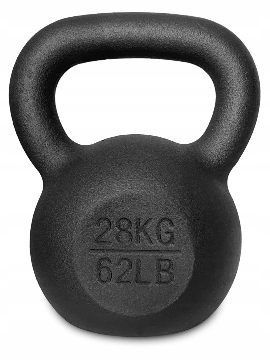 Liatinový kettlebell 28 kg na CrossFit a silový tréning