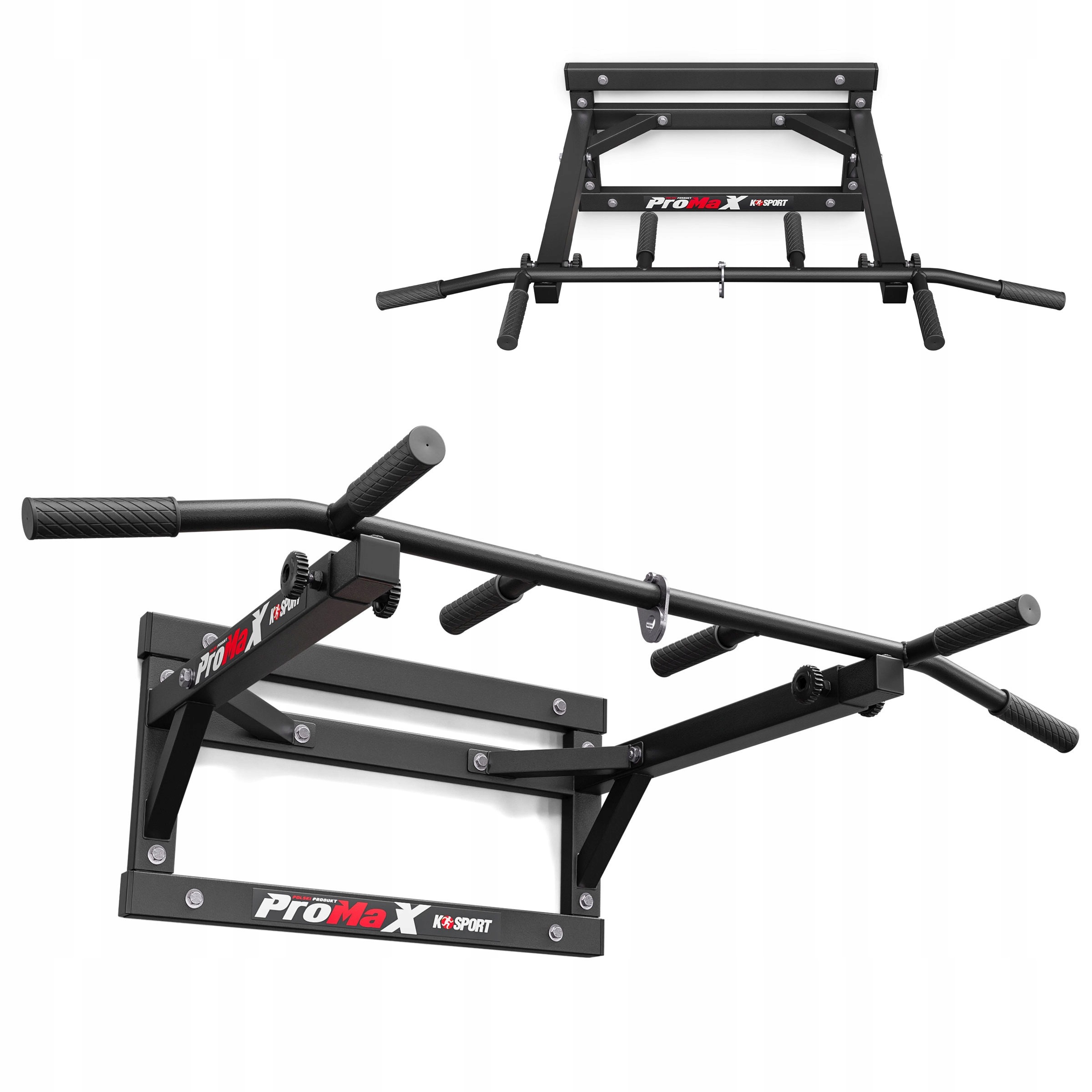 K-SPORT KSH011/SK X-MAX nástenná hrazda na zhyby 250 kg, nastaviteľná 72 – 90 cm