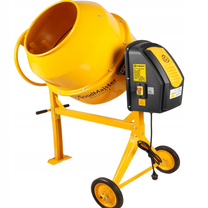 Miešačka betónu GoodMajster Machinery GM-BT160L 160 l 650 W 230 V s medeným vinutím