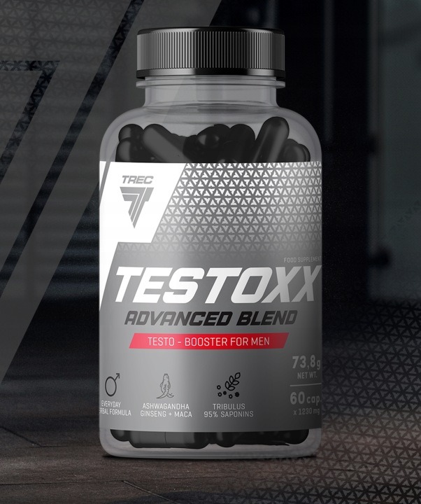 Trec Testoxx 60 kapsúl – ženšen, tribulus, maca a zinok