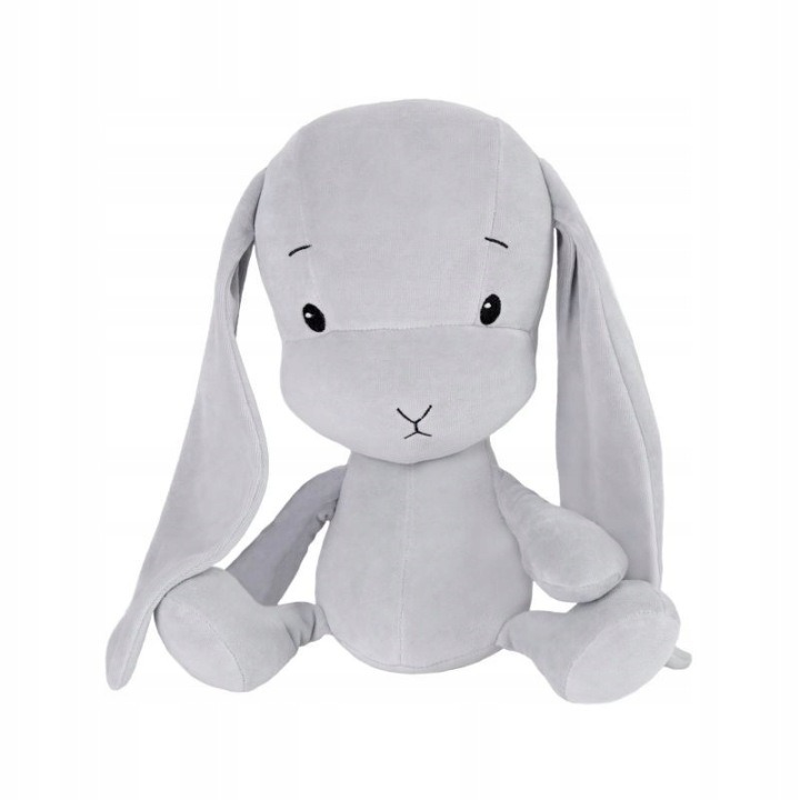 Effiki Rabbit Effik M sivý plyšový králik 35 cm – mäkký maskot pre deti