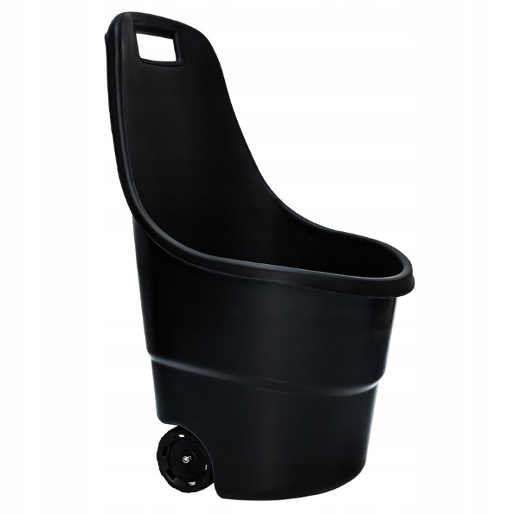 Hydro Garden TIM-BL záhradný vozík 55 l, dvojkolesový ľahký fúrik 5 kg, čierny