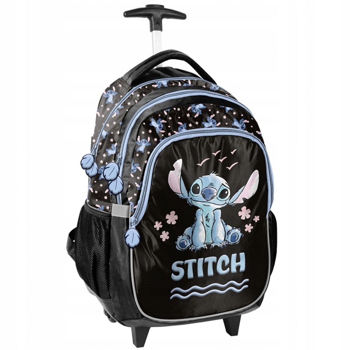 Školský batoh na kolieskach Stitch PASO DS25GG-997 – Disney Lilo & Stitch s teleskopickou rukoväťou