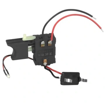 Spínač s LED pre Makita 6261D 6271D 6281D 8271D 8281D, 7,2–24 V 16 A