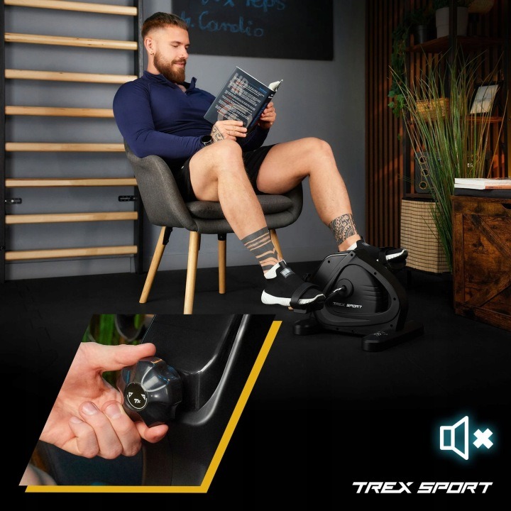 Mini rotoped Trex Sport BOIL TX-120BB 2 v 1 na ruky a nohy, LCD, nosnosť 120 kg