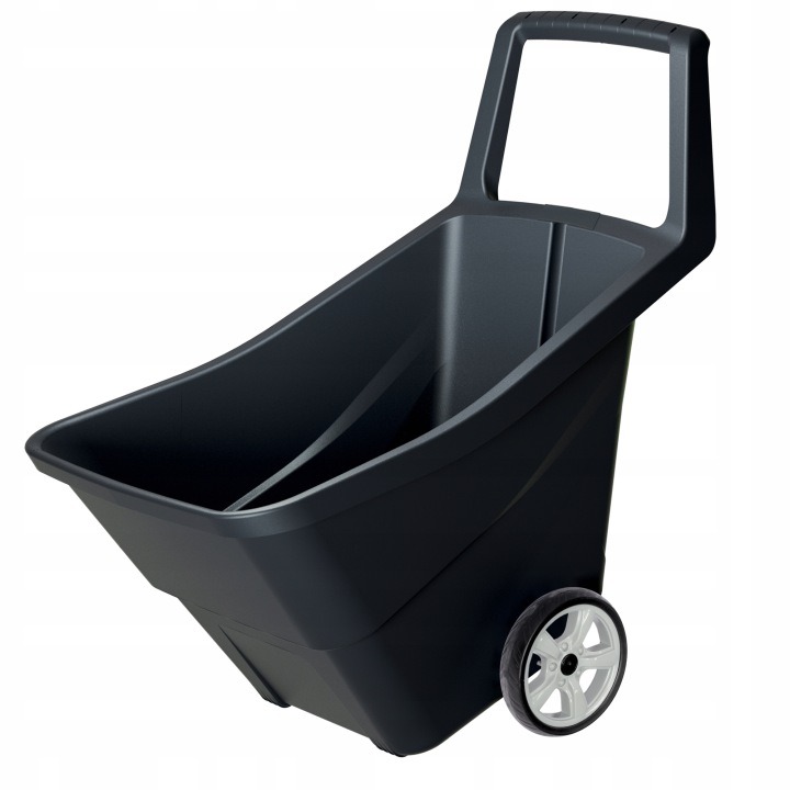 Prosperplast LOAD & GO III 95 l čierny záhradný fúrik s 2 kolesami 84 × 57,5 × 92,5 cm