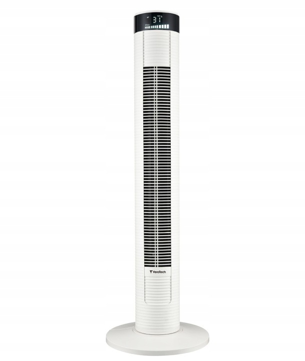 VF-910W stojací ventilátor s ionizátorom, biely, tichá prevádzka, diaľkové ovládanie