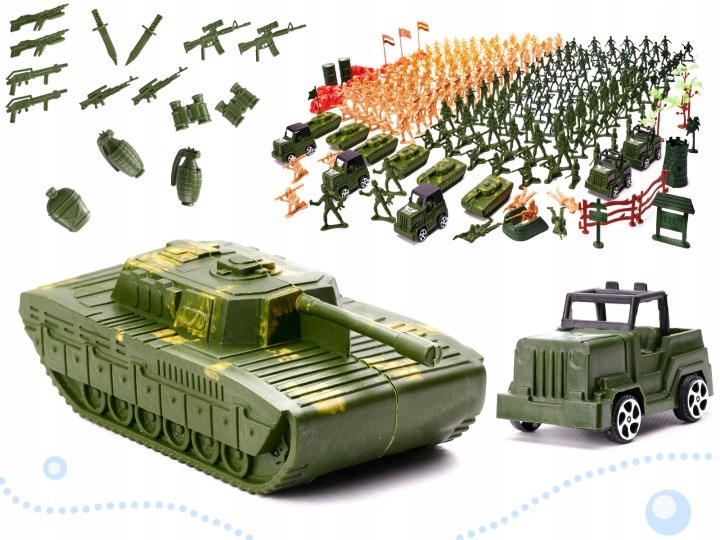 Vojaci Veľká vojenská základňa Figúrky Army Soldiers Military Set 307ks