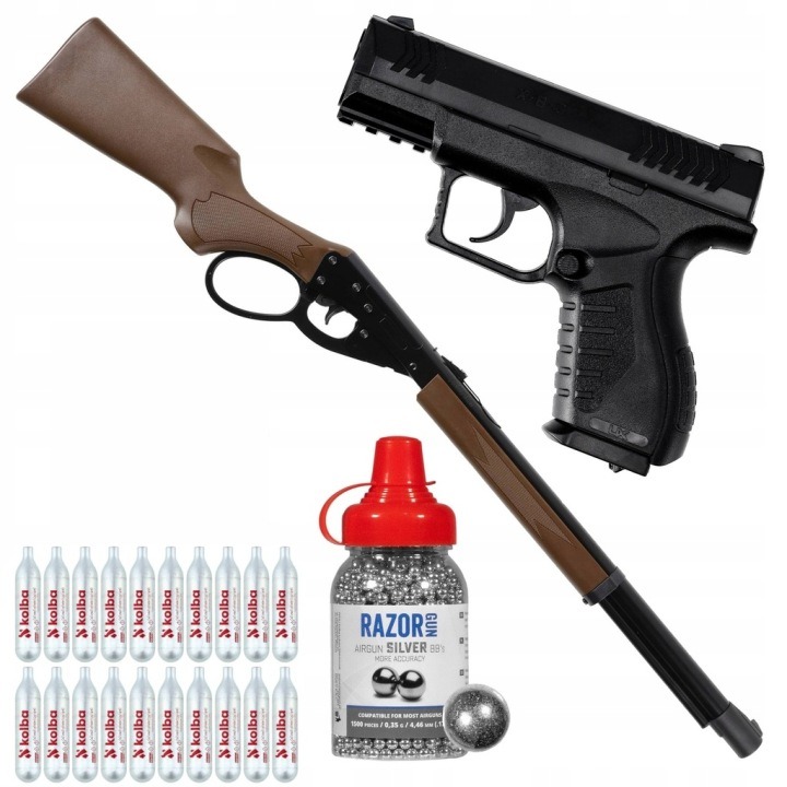 Sada Umarex XBG + Marlin Lever Action 4,5 mm BB – CO₂ pištoľ a vzduchová puška s pákovým nabíjaním