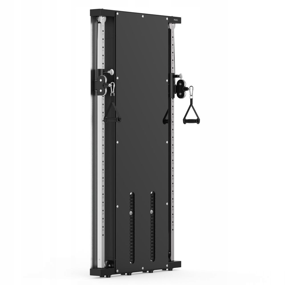 Nástenný kladkový posilňovací stroj inSPORTline Cable Column CC350, 2 × 50 kg + podložka