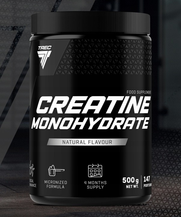 Trec Creatine Monohydrate 500 g – kreatín monohydrát Natural, 147 porcií