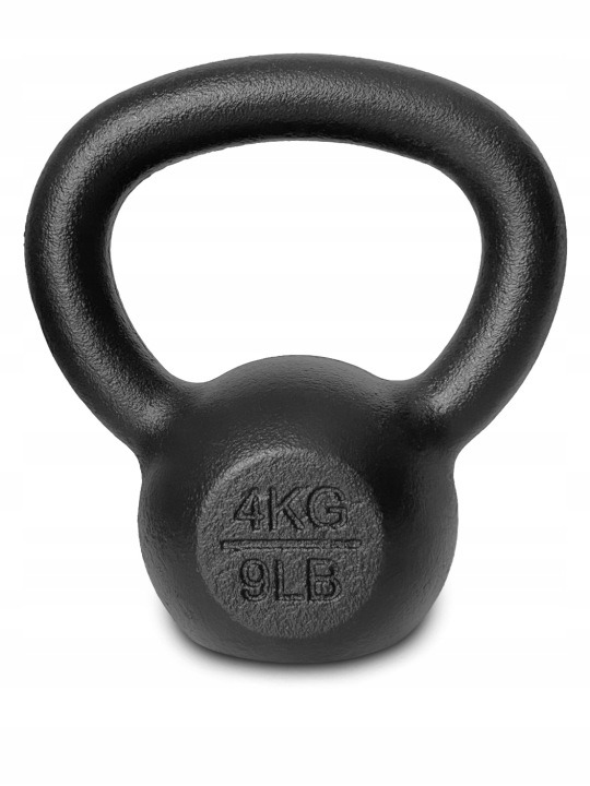 Liatinový kettlebell 4 kg na CrossFit, fitness a funkčný tréning